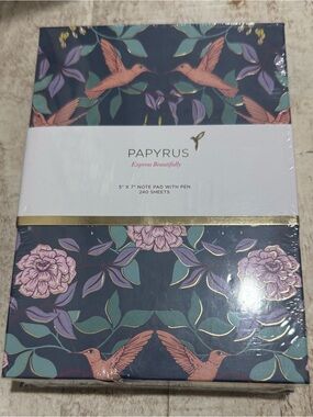 Papyrus Note Pad With Pen